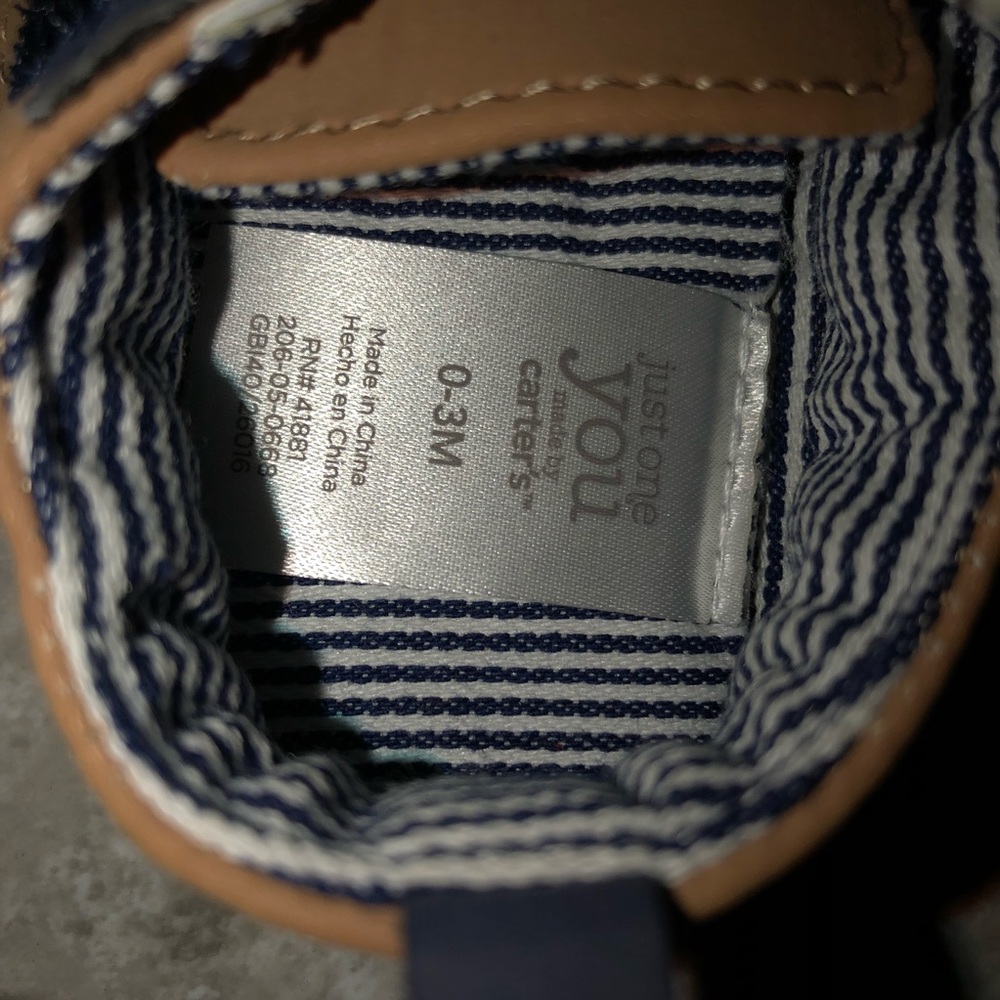 Carter’s crib shoes. - Picture 3 of 4